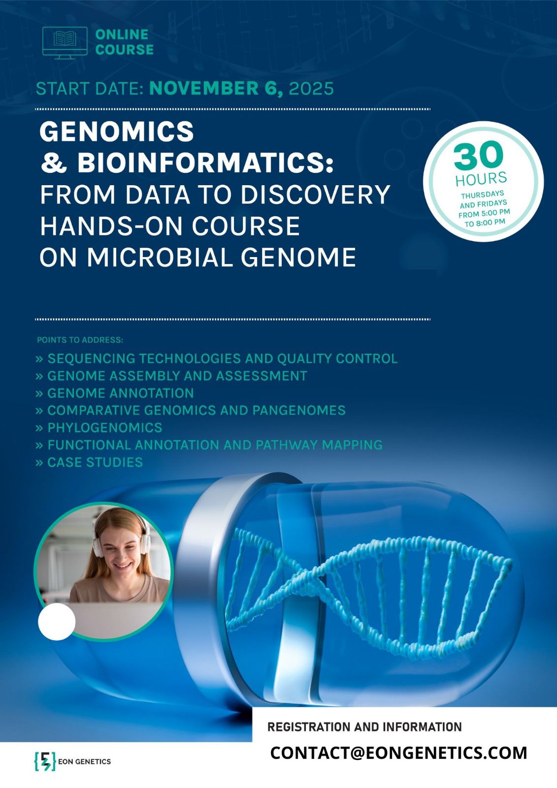 Course Genomics & Bioinformatics: from Data to Discovery